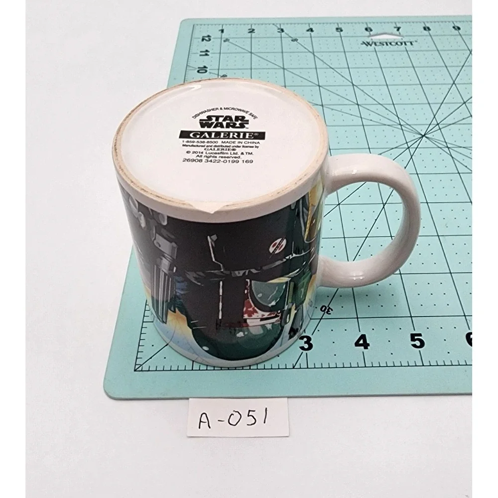 Star‎ Wars Vintage Boba Fett/Creedo and Hans Solo Mugs Set of 2- 2014 Galerie